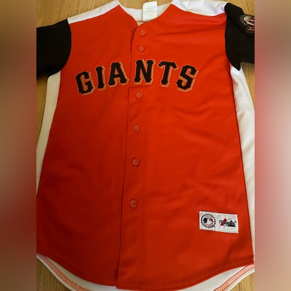 San Francisco Giants majestic vintage Bonds baseball Jersey L - Picture 4 of 4